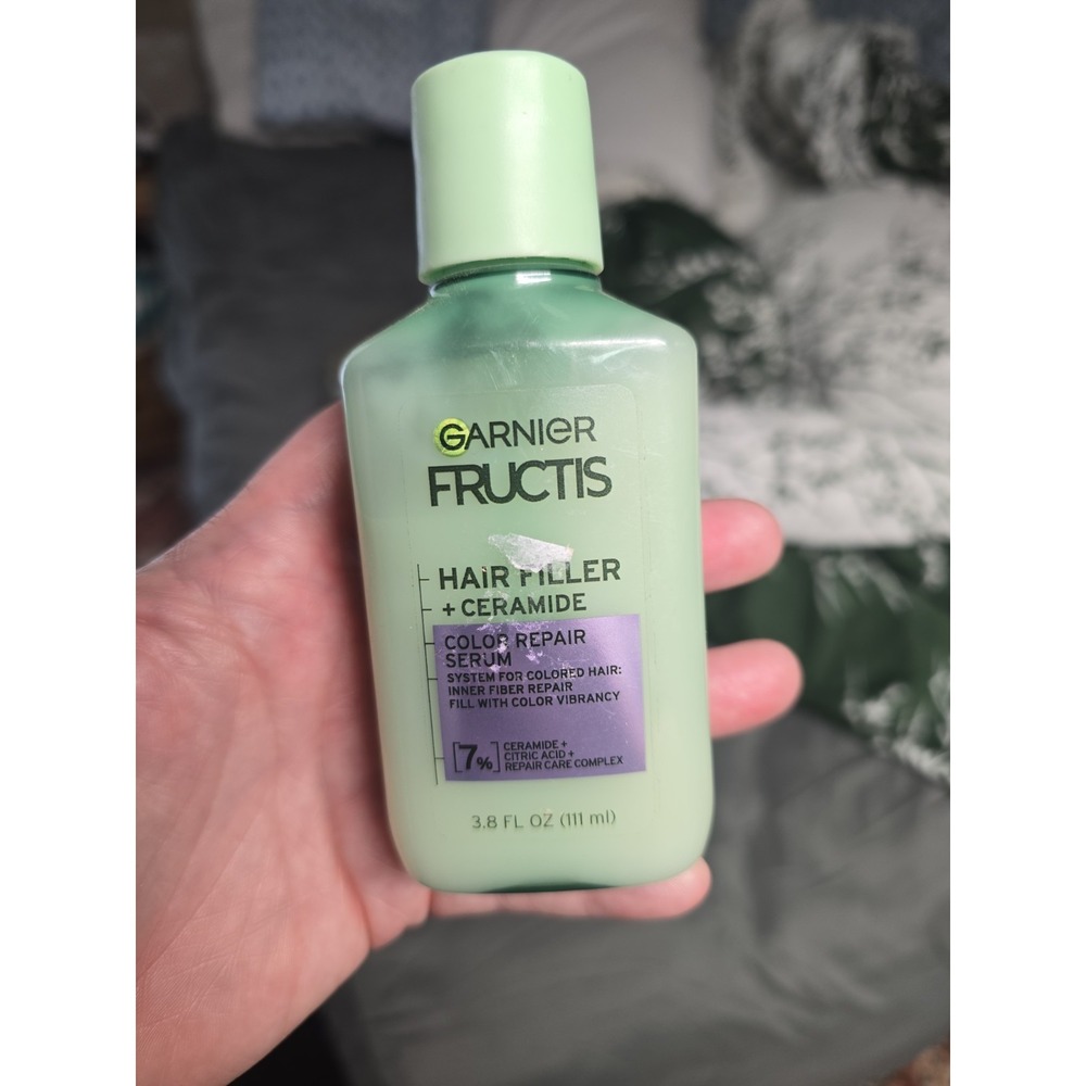 Garnier Fructis Hair Filler + Ceramide - Color Repair Serum - 3.8 Fl Oz NOS